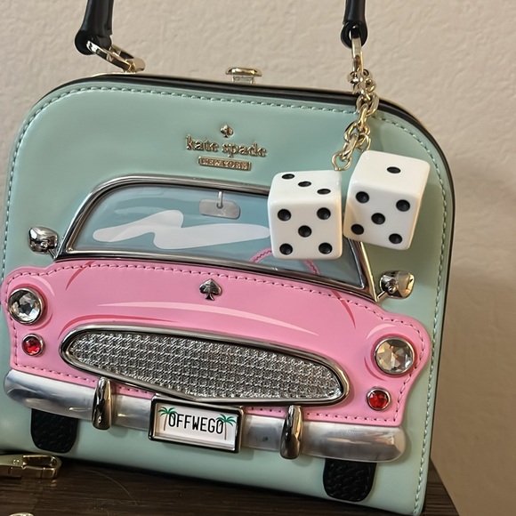 SOLD!! Kate Spade Checking In Car Violina - Picture 2 of 4